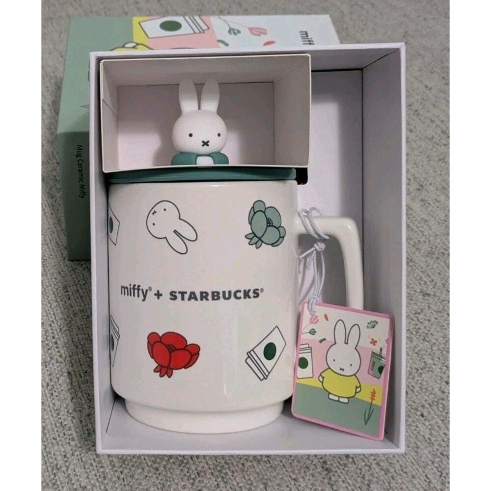 2026 Starbucks x Miffy Ceramic Mug 14oz New In Box Ready to Ship